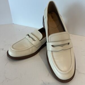 Sam Edelman Womens Colin Ivory Loafers Shoes 10 / 41 Medium